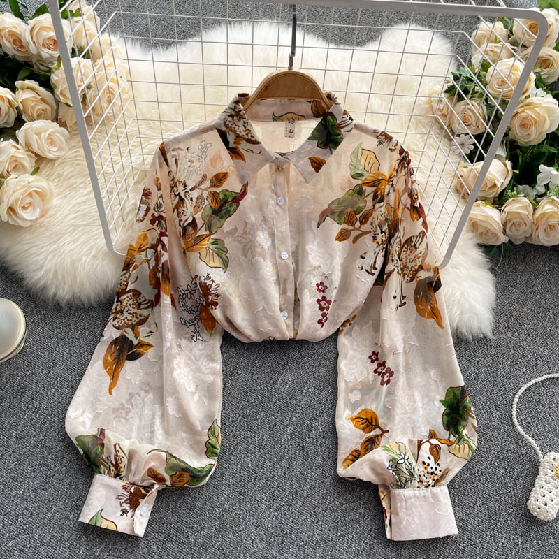 Boho Chiffon Floral Blouse - Top Boho