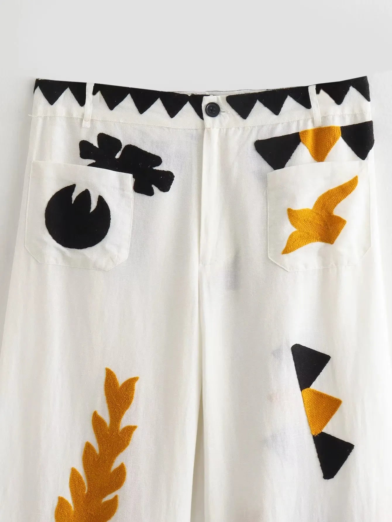 Boho High Waist Pattern Pants - Top Boho