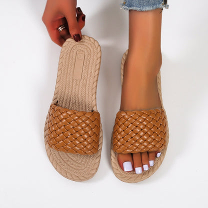 Boho Weave Braided Sandals - Top Boho