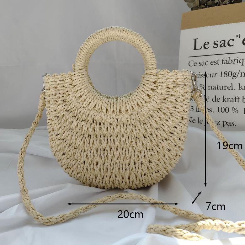 Handmade Woven Straw Beach Bags - Top Boho