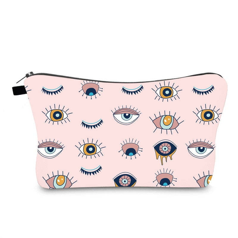 Turkish Evil Eye Toiletry Bag - Top Boho