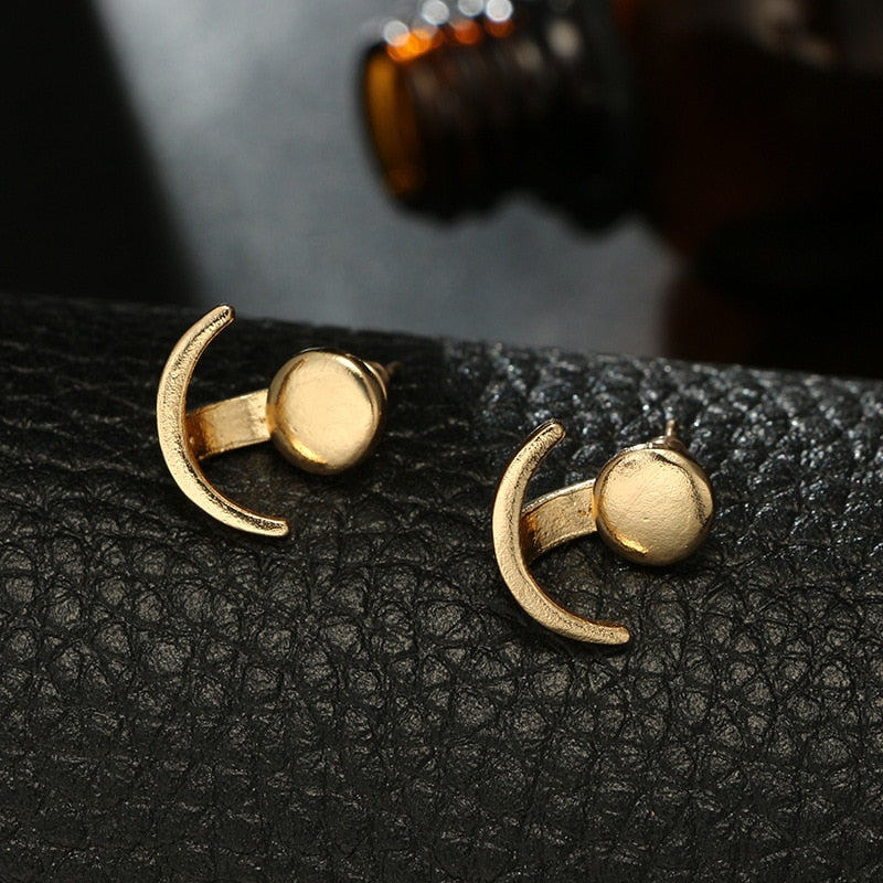 Geometric Boho Moon Earrings - Top Boho