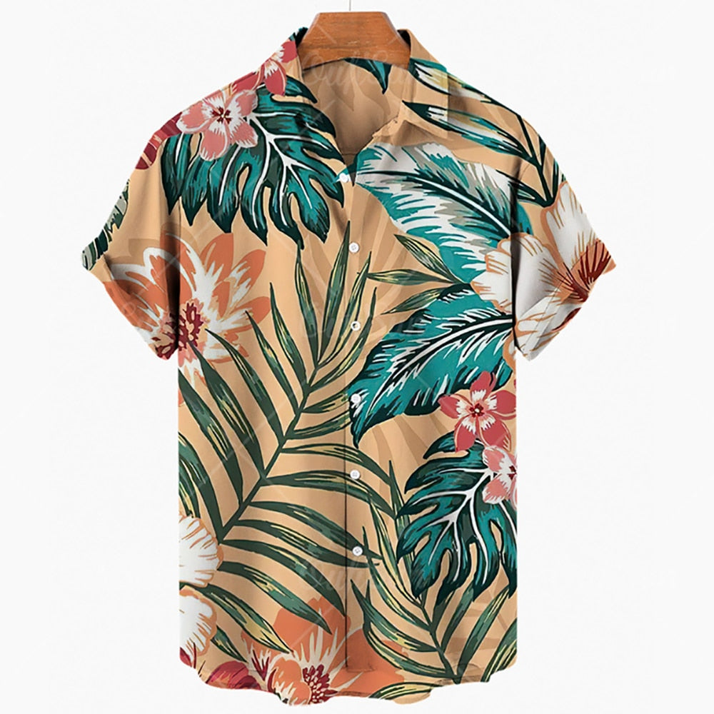 Boho Retro Hawaiian Shirt - Top Boho