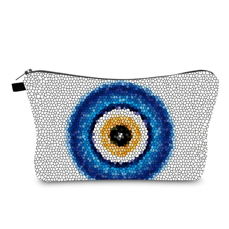 Turkish Evil Eye Toiletry Bag - Top Boho