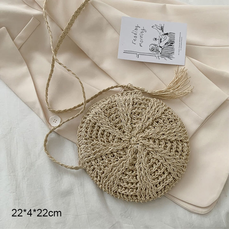 Handmade Woven Straw Beach Bags - Top Boho