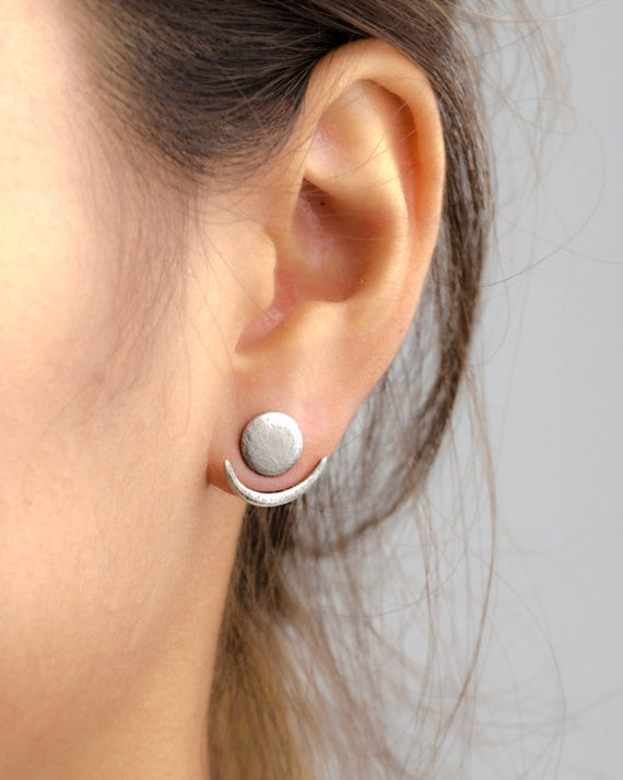 Geometric Boho Moon Earrings - Top Boho