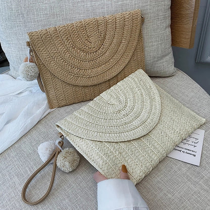 Handmade Woven Straw Beach Bags - Top Boho