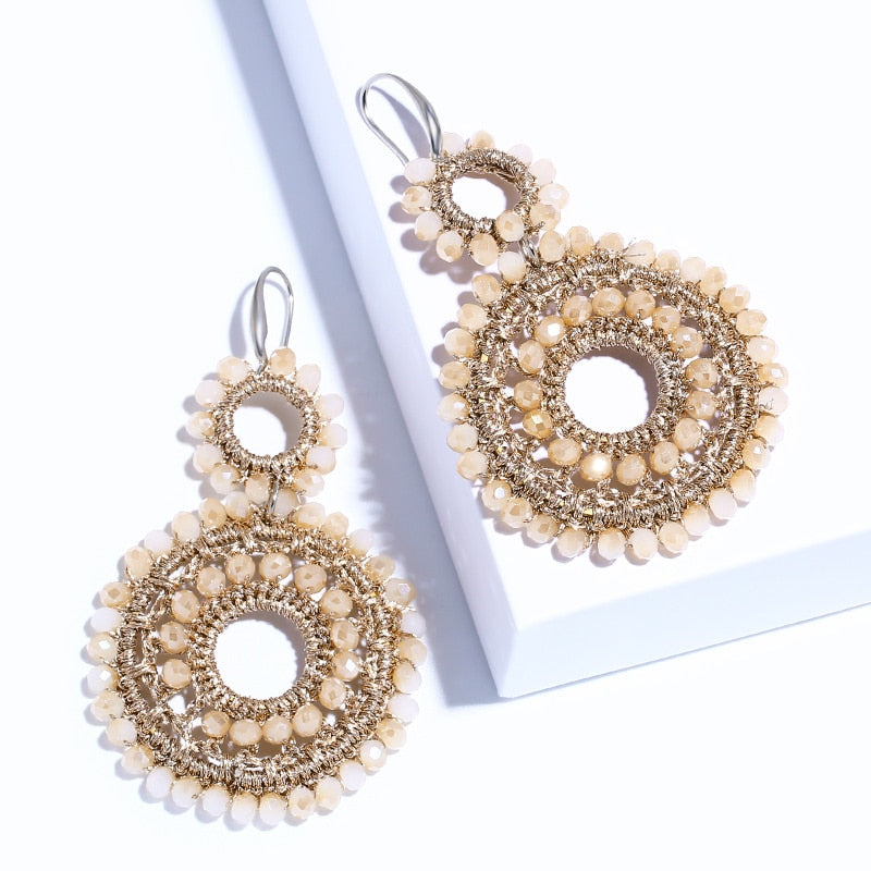 Boho Beaded Drop Earrings - Top Boho