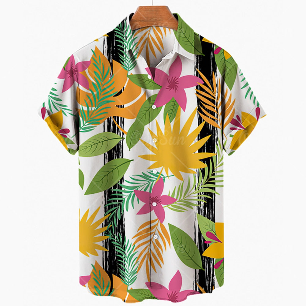 Boho Retro Hawaiian Shirt - Top Boho