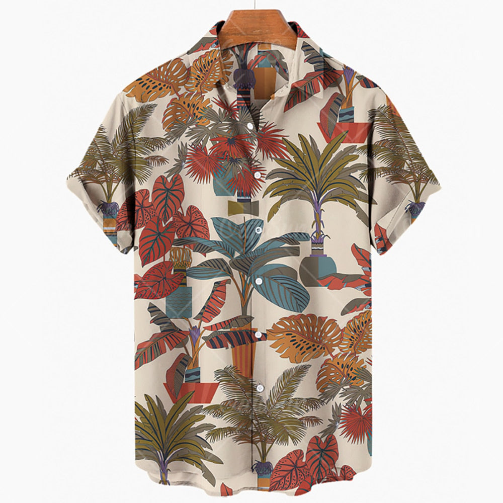 Boho Retro Hawaiian Shirt - Top Boho