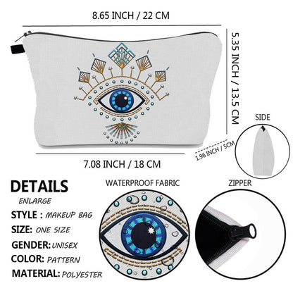 Turkish Evil Eye Toiletry Bag - Top Boho