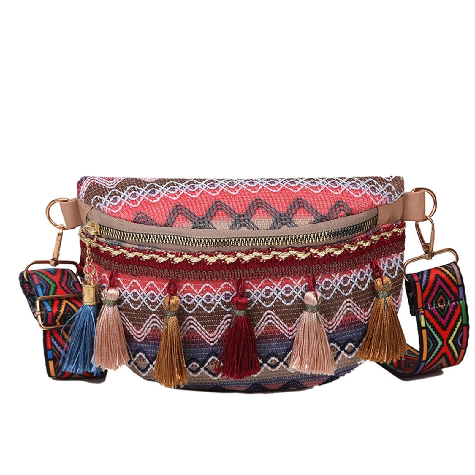 Folk Style Waist Bags - Top Boho