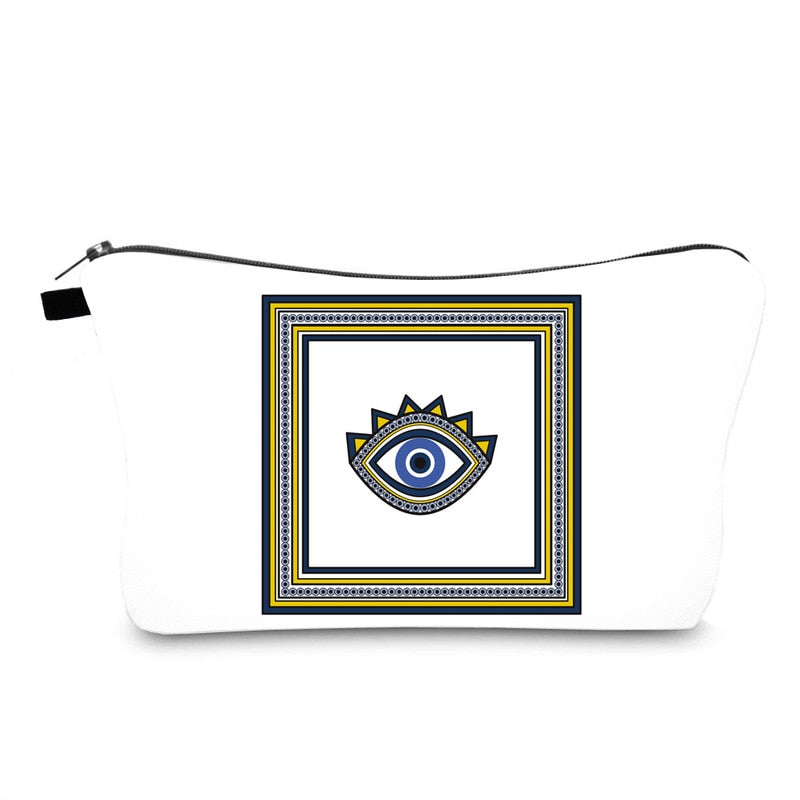 Turkish Evil Eye Toiletry Bag - Top Boho