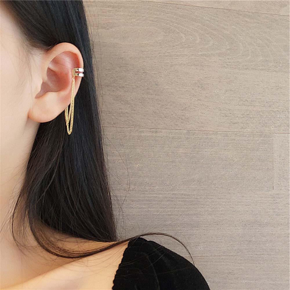 Boho Multilayer Long Tassel Ear Cuff - Top Boho