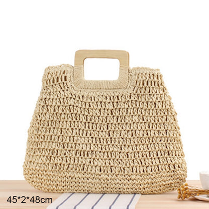 Handmade Woven Straw Beach Bags - Top Boho