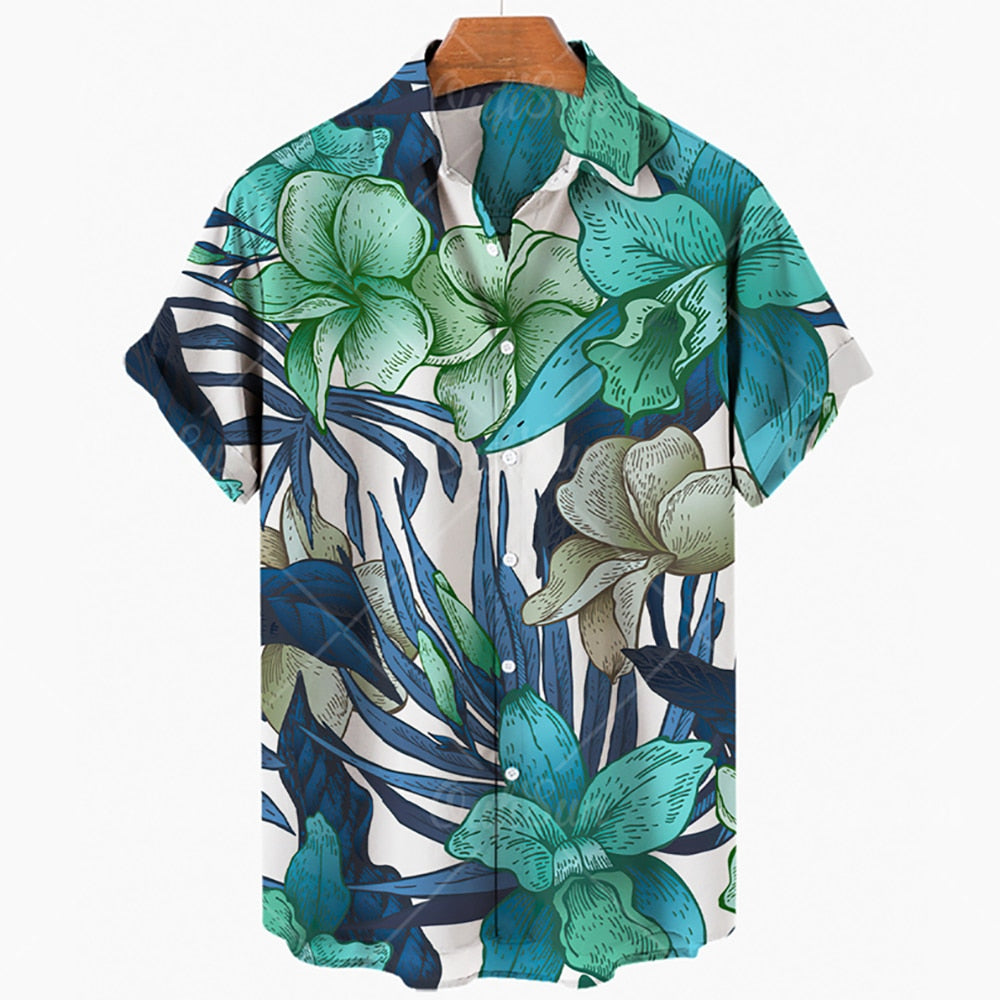 Boho Retro Hawaiian Shirt - Top Boho