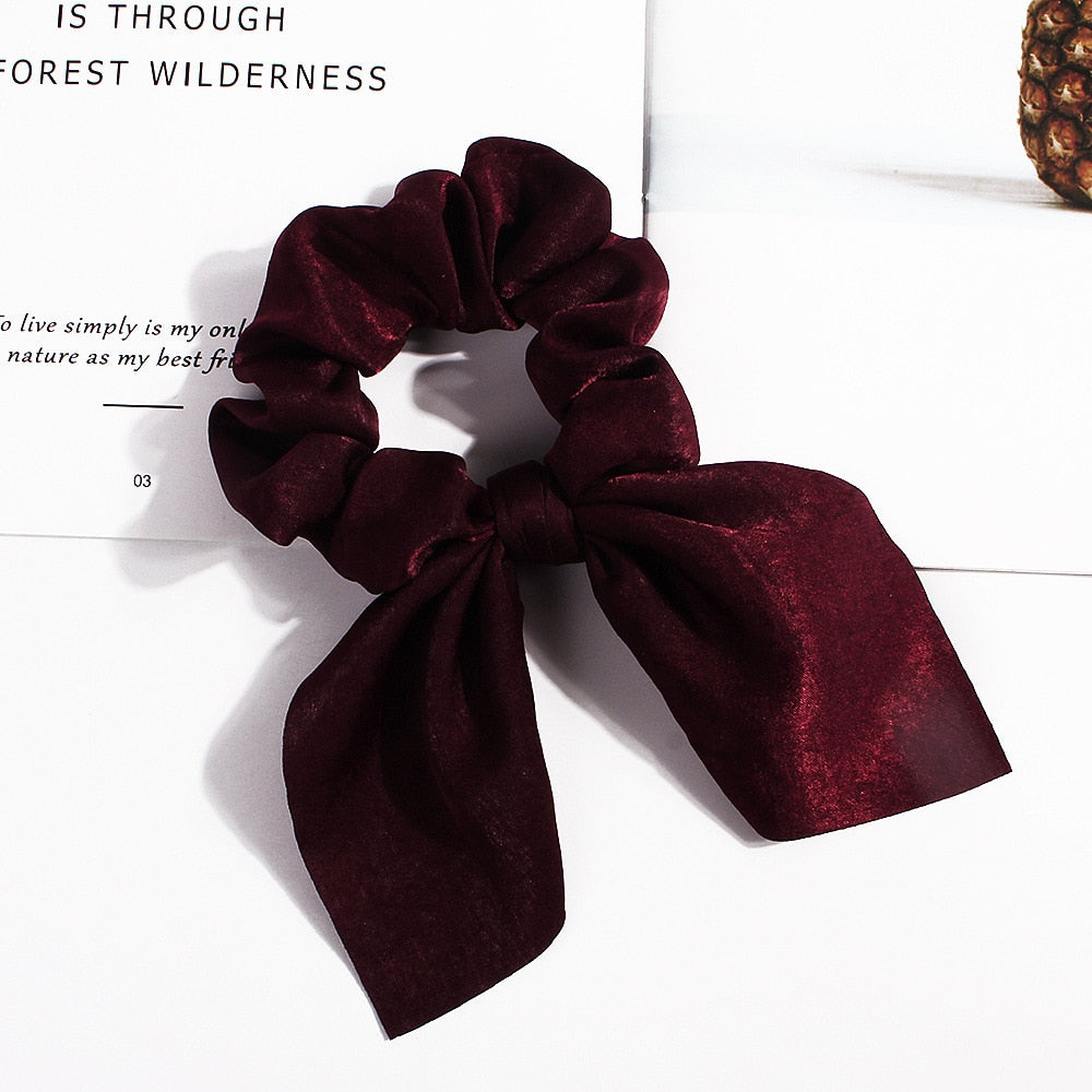 Boho Floral Bowknot Hair Ties - Top Boho