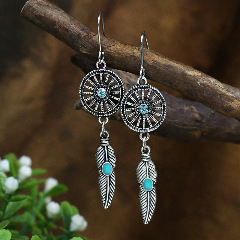 Boho Vintage Drop Earrings - Top Boho