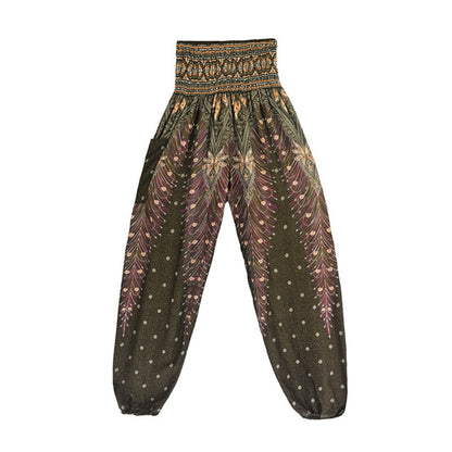 Boho Printed Harem Pants - Top Boho