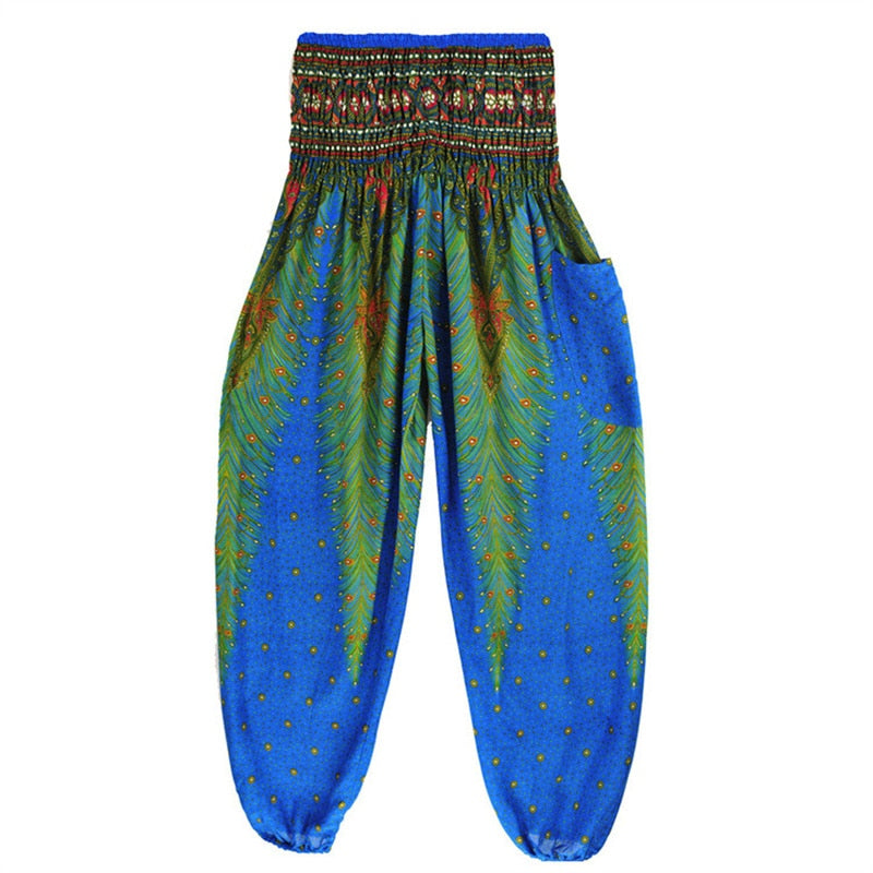 Boho Printed Harem Pants - Top Boho