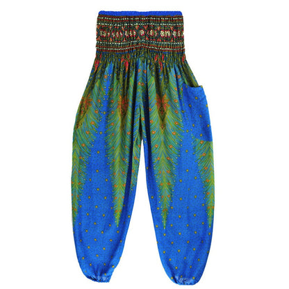 Boho Printed Harem Pants - Top Boho