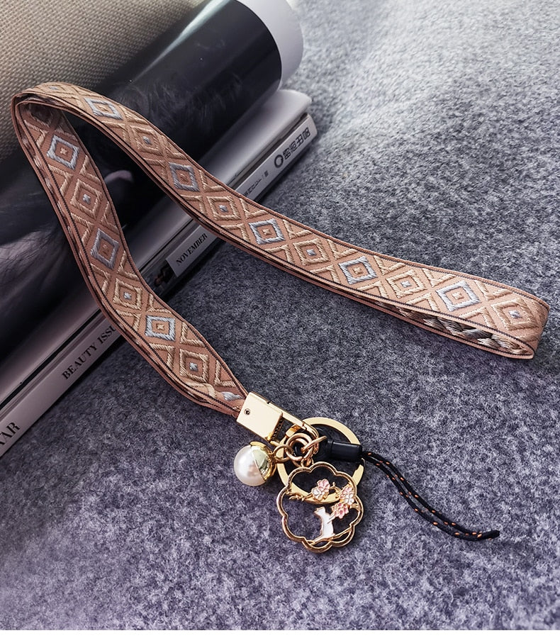 Ethnic Pattern Phone Lanyard - Top Boho