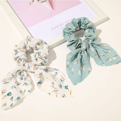 Boho Floral Bowknot Hair Ties - Top Boho