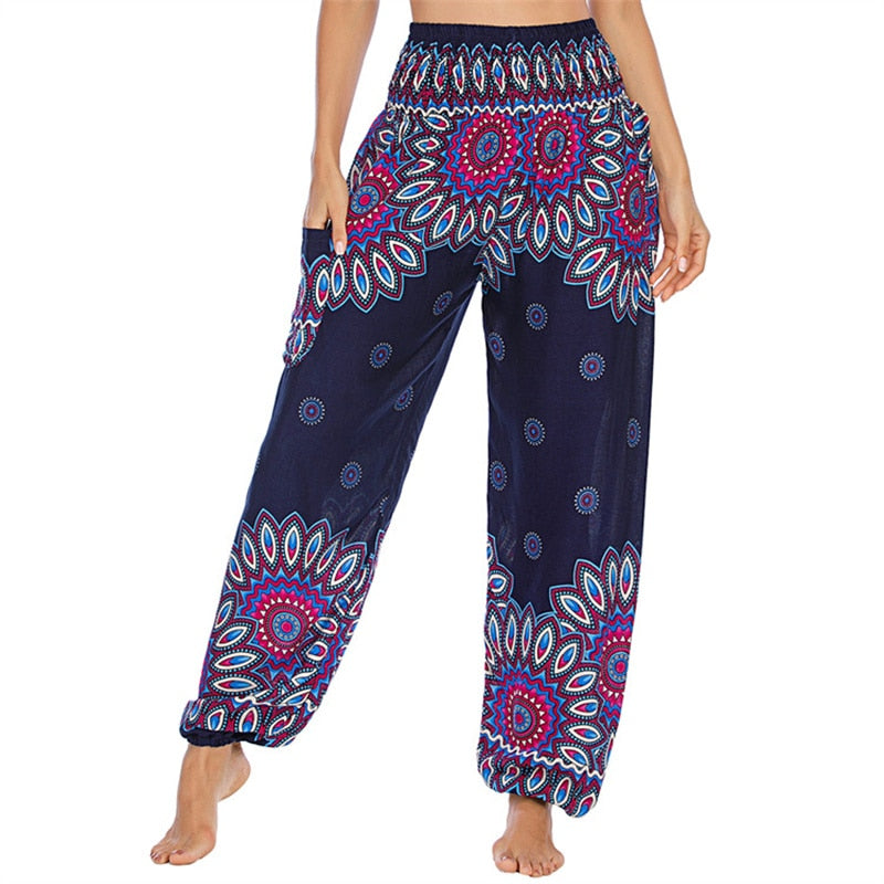 Boho Printed Harem Pants - Top Boho