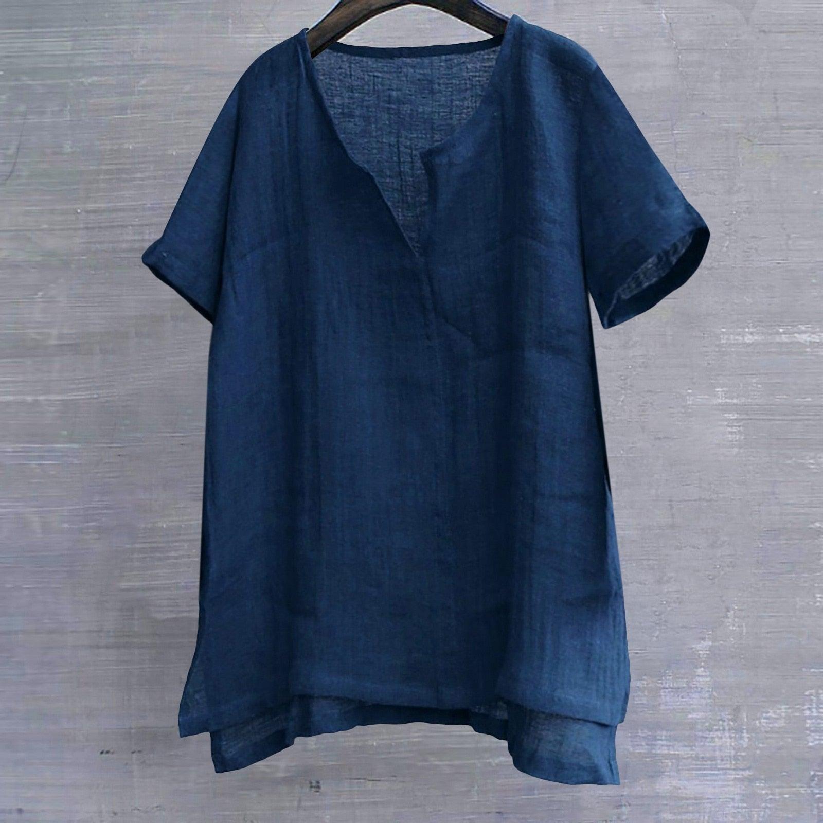 Boho Chic Loose Linen Shirts - Top Boho