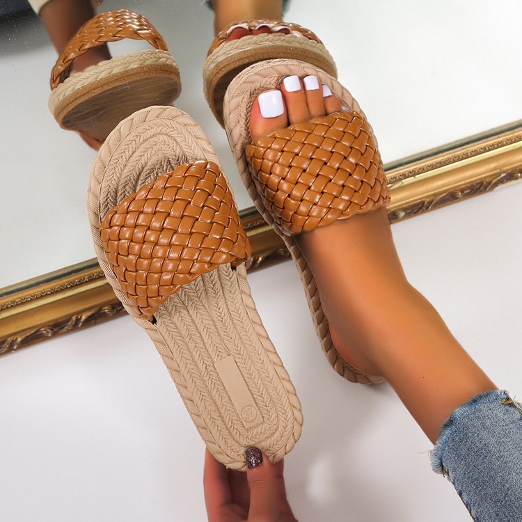 Boho Weave Braided Sandals - Top Boho