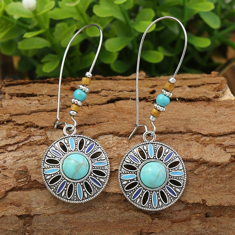 Boho Vintage Drop Earrings - Top Boho