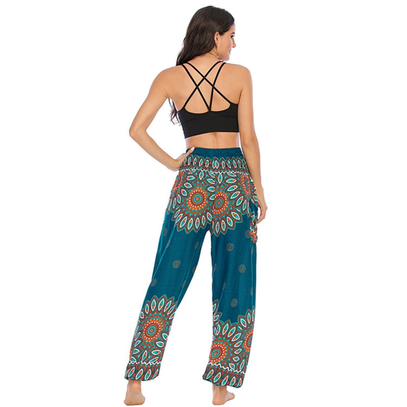 Boho Printed Harem Pants - Top Boho