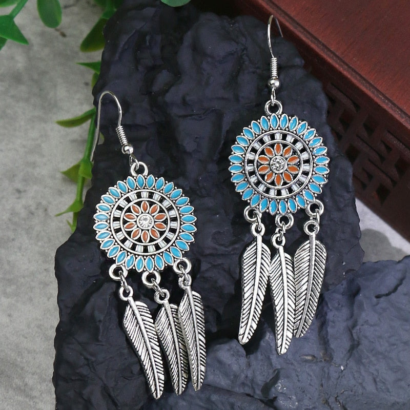 Boho Vintage Drop Earrings - Top Boho