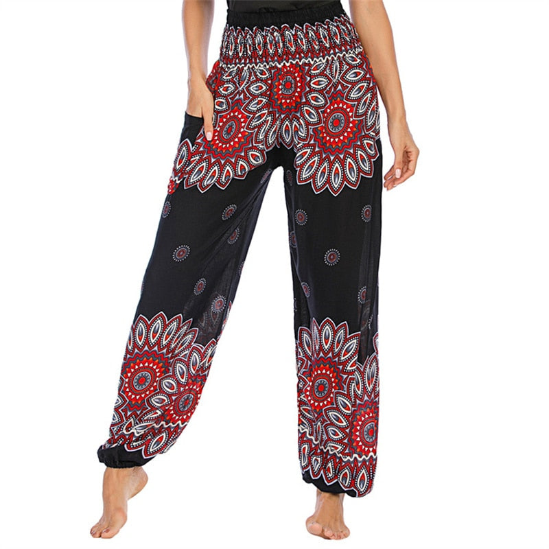 Boho Printed Harem Pants - Top Boho