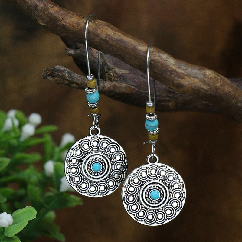 Boho Vintage Drop Earrings - Top Boho