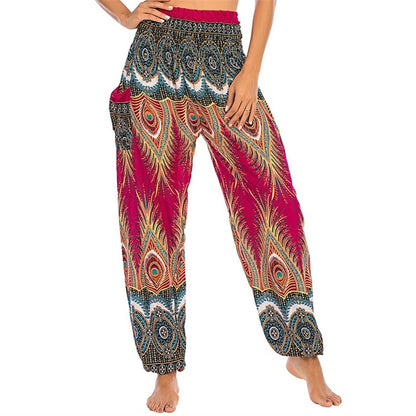 Boho Printed Harem Pants - Top Boho