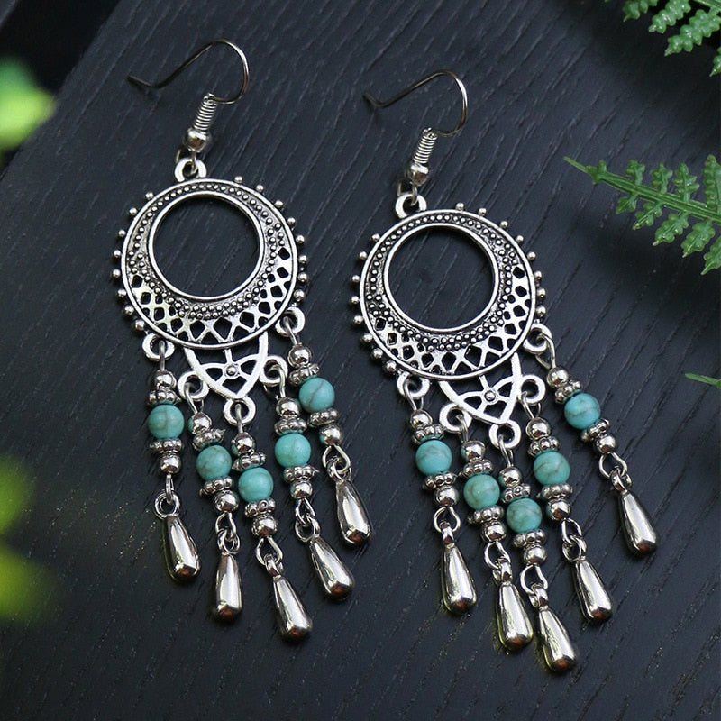 Boho Vintage Drop Earrings - Top Boho