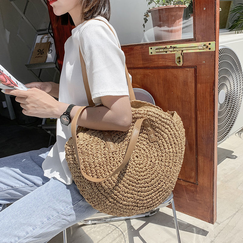 Handmade Woven Straw Beach Bags - Top Boho