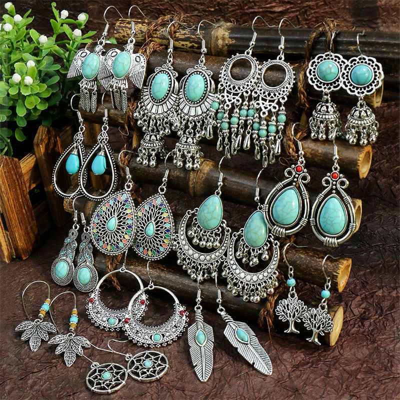 Boho Vintage Drop Earrings - Top Boho