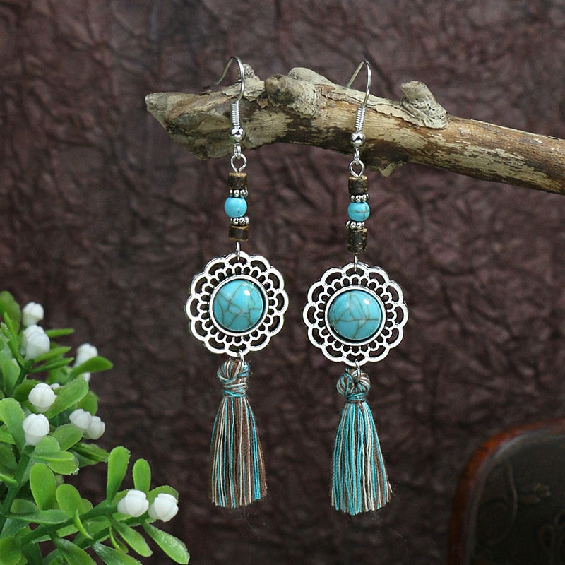 Boho Vintage Drop Earrings - Top Boho